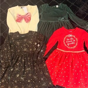 Girls Festive Outfit Bundle. Some NWT, size 5T